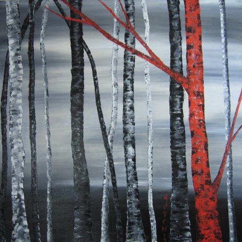 BLACK & WHITE 130x100cm