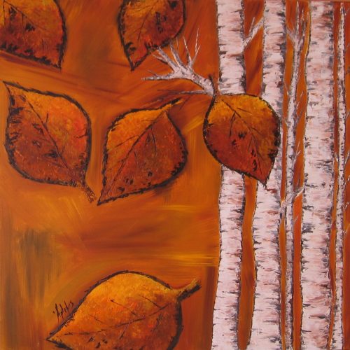 LEAVES 100x100cm