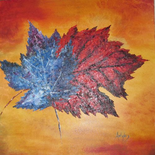 LEAVES - 80x80cm