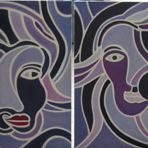 MAUVE DIPTYCH