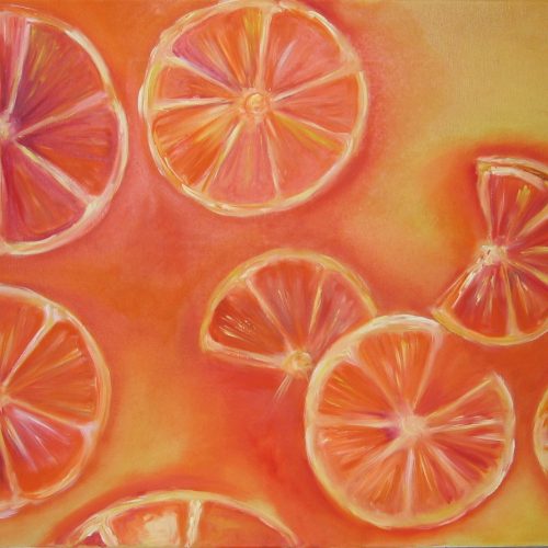 ORANGES 70x100cm