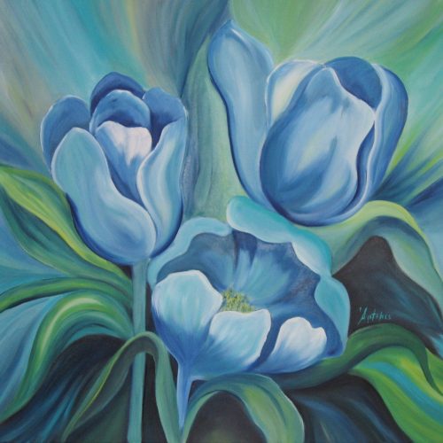 TULIPS 70x85cm