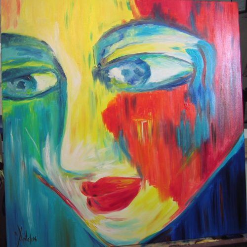 WOMAN 100x100 cm