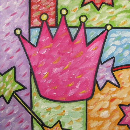 BE MY QUEEN  50x50cm