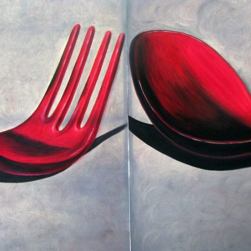 HUNGRY FOR LOVE 150x120cm